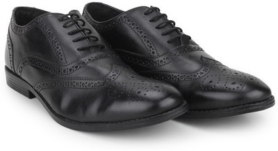 

Knotty Derby Oliver Brogue Oxford Lace Up For Men(Black