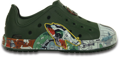 Crocs Boys Slip on Casual Boots(Dark Green