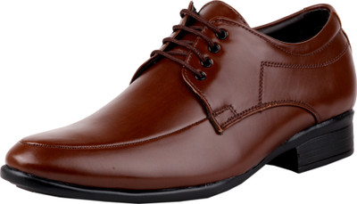 

Zebra Romanian Lace Up Shoes For Men(Tan), Brown
