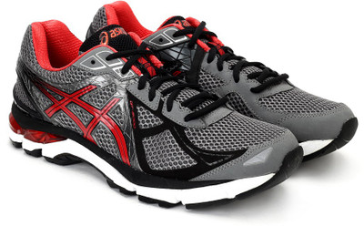

Asics Gt-2000 3 Men Running Shoes For Men(Grey, Red, 7428