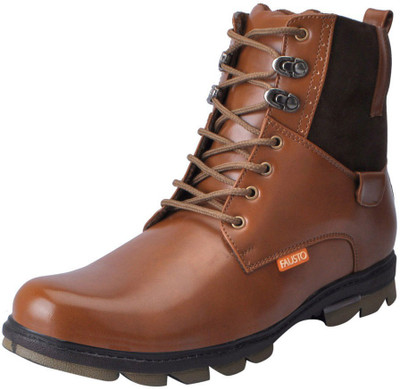 

FAUSTO Hiking and Trekking Boots For Men(Tan)