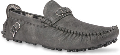 

Bacca Bucci Men black Loafers For Men(Grey