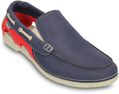 

Crocs Beach Line Boat Slip-on M Casuals For Men(Blue, Navy