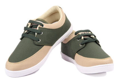 

RockSoft RS_019 Canvas Shoes For Men(Green)