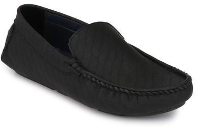 

Knoos Wrapper Casuals Driving Shoes For Men(Black
