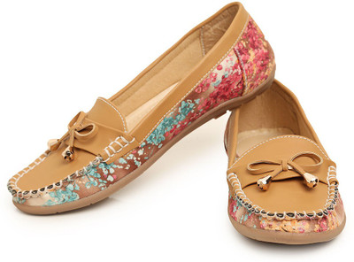 

Bare Soles Loafers For Women(Brown, Beige