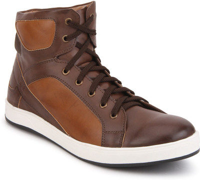 

Knotty Derby Carrow Biker Boots For Men(Brown, Tan