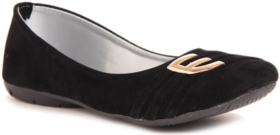 

Sindhi Footwear Ballerina Bellies For Women(Black)
