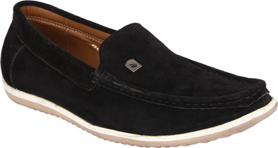 

E-Lyte leather comfort Loafers For Men(Black