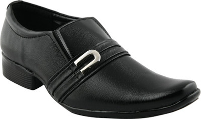 

Kraasa Premium Quality Slip On Shoes For Men(Black)