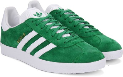 

ADIDAS ORIGINALS GAZELLE Sneakers For Men(Green, White, Green/white/goldmt