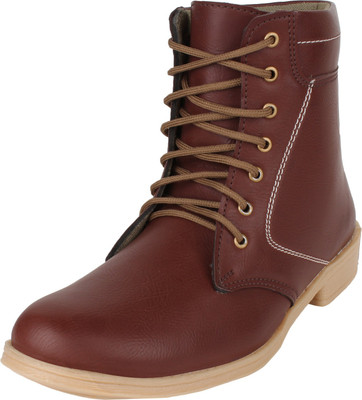 

BUWCH Buwch Casuals, Boots, Party Wear, Corporate Casuals For Men And Boys Brown Color Boots For Men(Brown)