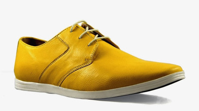 

Knotty Derby Knicker Side Panel Corporate Casuals, Lace Up For Men(Yellow