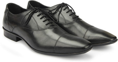 

Knotty Derby Side Stitch Oxford Lace Up For Men(Black
