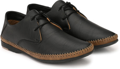 

Fentacia Flexible Casuals For Men(Black