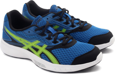 

Asics STORMER Sports Shoe For Men(Blue, 4507