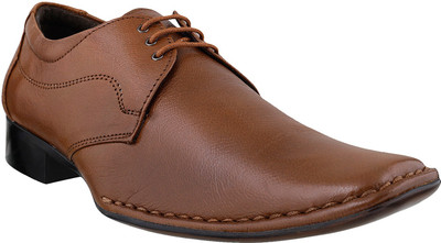 

MSL Men's Formals laceup Lace Up For Men(Tan, 23;tan