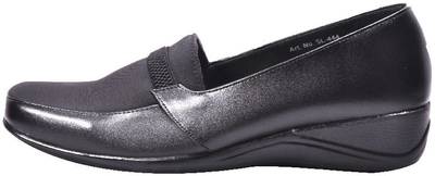 Ajanta Black Pump Slip On Shoes