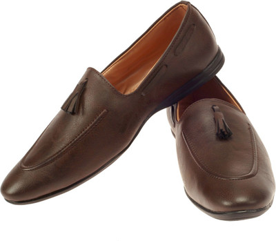 

H&V Loafers For Men(Brown