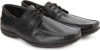 

Clarks Finer Road Black Leather lace up For Men(Black