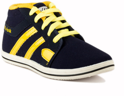 

RockSoft Yellow Canvas Shoes For Men(Navy