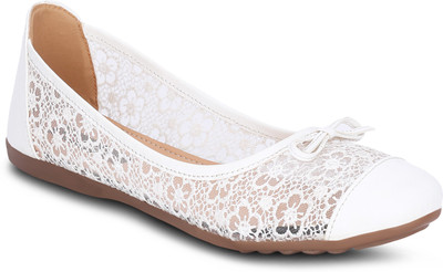 

Get Glamr Carol Bellies For Women(White