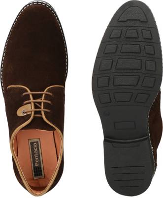 Fentacia Suede Semi-Formal Lace Up