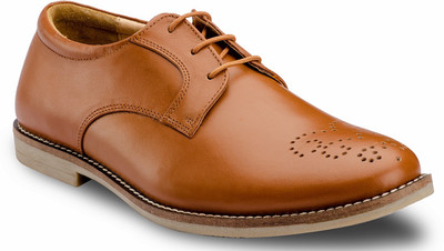 De Scalzo Italian Lace Up For Men(Tan