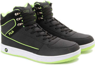 

Fila RICCARDO Mid Ankle Sneakers For Men, Blk/lim