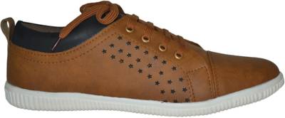 Strive Star Printed Tan Sneakers