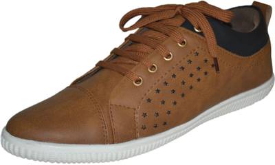 Strive Star Printed Tan Sneakers