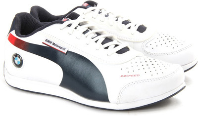 

Puma Boys & Girls, White-bmw team blue-high risk red
