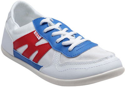 

F22 White Men's Casuals For Men(White), White blue red