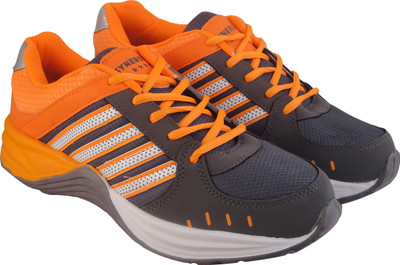 

Action Synergy 7165 Grey/Orange Sports Walking Shoes For Men(Grey