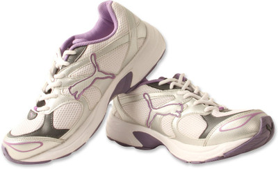 

Puma Running Shoes For Women(White, White-puma red-
