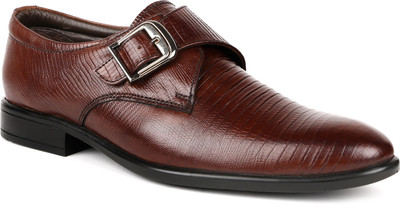 

Escaro Monk Strap For Men(Brown, Tan