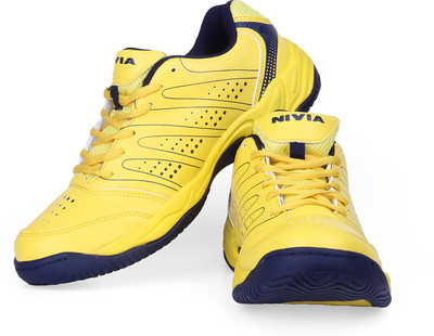 26 OFF on Nivia Zeal Tennis Shoes For Men Yellow on Flipkart