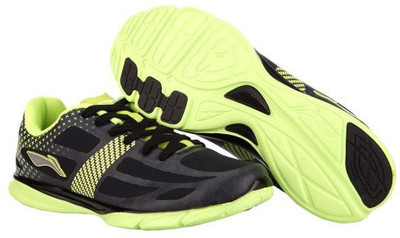 

Li-Ning ARBJ075-1 Running Shoes For Men(Black, Green, Black;lime