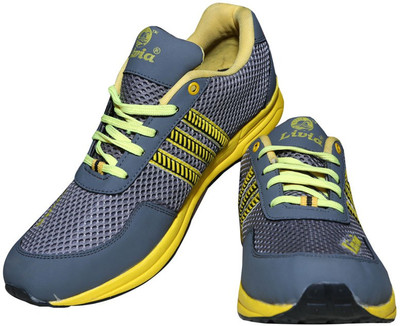 

Livia King10 Running Shoes For Men(Yellow, Grey