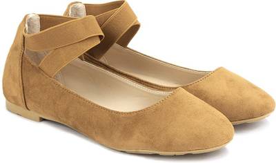 Addons Addons Tan Colored Ballerinas Bellies