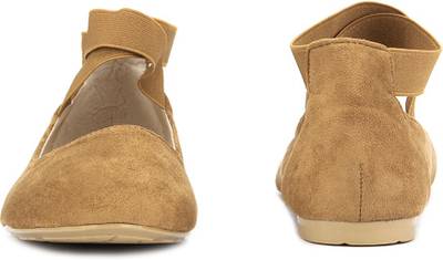 Addons Addons Tan Colored Ballerinas Bellies