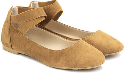 

Addons Addons Tan Colored Ballerinas Bellies For Women(Brown