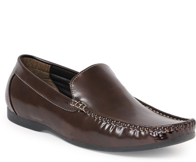 

Leather Chief Loafers For Men(Brown
