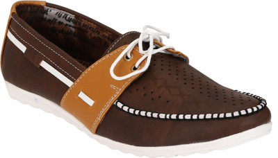 

Marc Miguel Boat Boat Shoes For Men(Brown