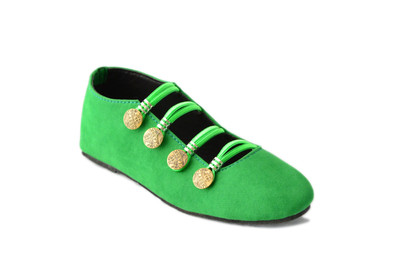 

Myra Party Wear Bellies For Women(Green
