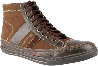 

Salt N Pepper Gambler Brown Sneakers For Men(Brown