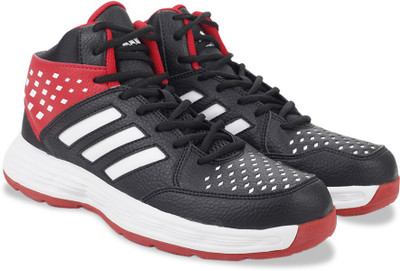 

ADIDAS BASECUT16 Basketball Shoes For Men(Black, Black/white/scarle