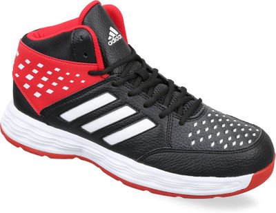 

ADIDAS BASECUT16 Basketball Shoes For Men(Black, Black/white/scarle