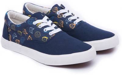 Bunikk Colorful Ghosts Men Canvas Sneakers