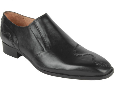 

Salt N Pepper 15-335 Arman Black Men'S Slip On Shoes For Men(Black